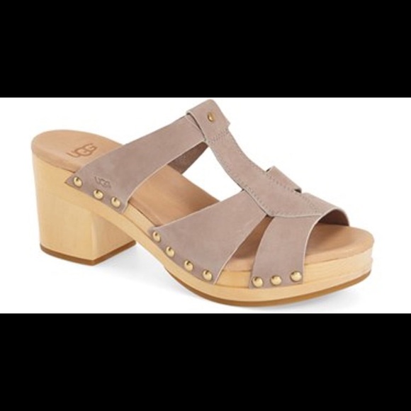 NWT ❤️ UGG ❤️ clog sandals in tan sz 10 - Picture 4 of 7